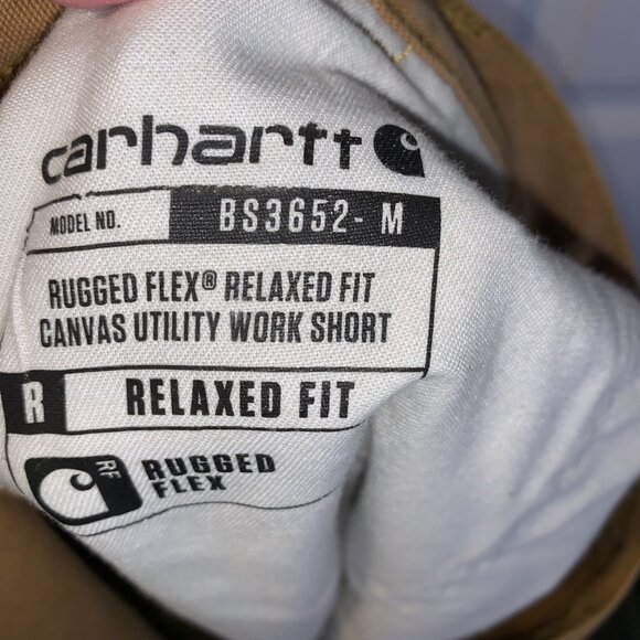 Carhartt Men's Rugged Flex Relaxed Fit Canvas Utility Work Shorts Size 42 x 11 - Picture 11 of 11